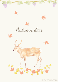 Autumn deer
