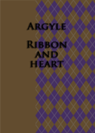 Argyle(Ribbon and heart)