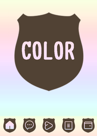 brown color rainbow  V08