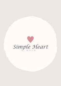 Simple Heart Dusky Beige-NATURAL 31
