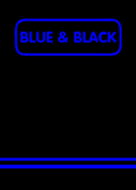 Blue & Black theme