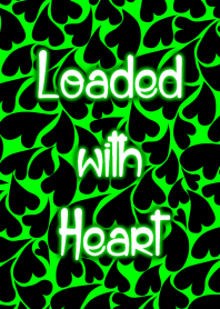 ハートレオパード [緑×黒]