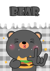 Black Bear is Enjoy Eating