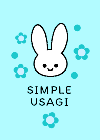 SIMPLE USAGI -FLOWER- THEME 186