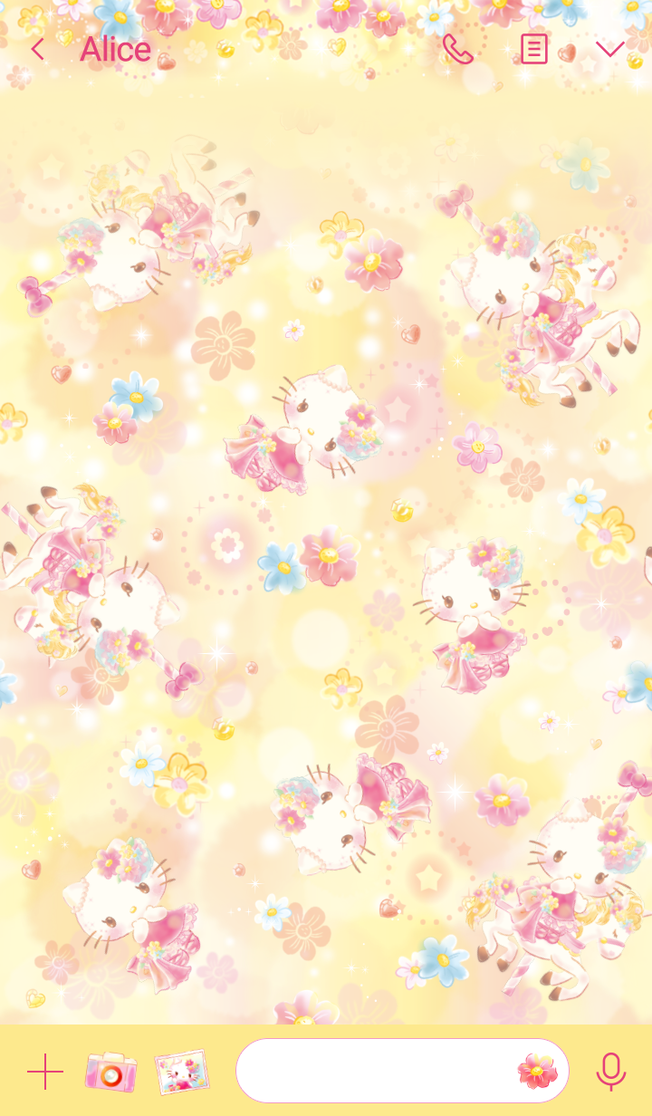 Hello Kitty Floralium (Yellow)