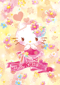Hello Kitty 花團錦簇（黃色篇）