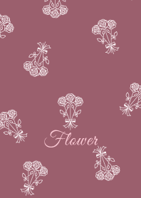 Flower 012-2 (Rose/Dull Pink)