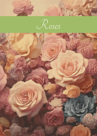 moss green 香る薔薇