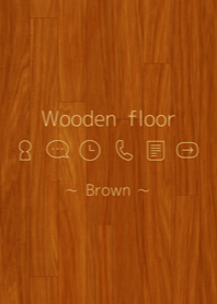 Wooden floor - Brown -