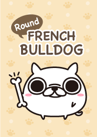 Round FRENCH BULLDOG