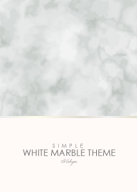 SIMPLE WHITE MARBLE THEME