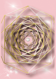 Pink : April diamonds & octagons
