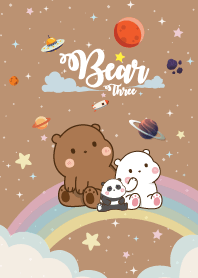 หมีสามตัว รุ้งสีน้ำตาล