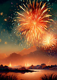 Beautiful Fireworks Theme#690