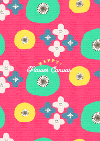 Happy! Flower Canvas 2J