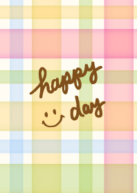 Colorful check patterns - smile10-