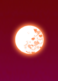 陰陽図ハートオレンジライト