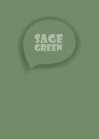 Love Sage Green Button
