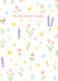 สวนดอกไม้พาสเทล