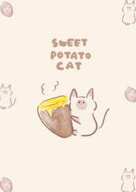 simple cat sweet potato beige.