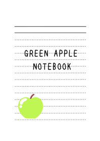 GREEN APPLE NOTEBOOK/