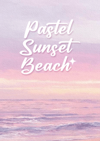Pastel Sunset Beach