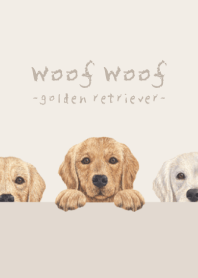 Woof Woof-Golden retriever-BEIGE/BROWN