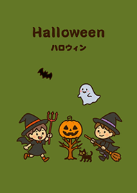 Cute Magical Halloween(Matcha green)