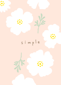 White flowers leaves healing19from Japan