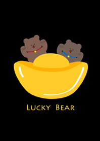 행운의 테디베어행운의 고양이-검은색