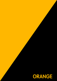 Simple Orange & Black no logo No.10-2