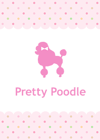 Pretty Poodle - pastel pink