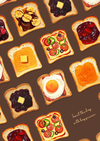 Delicious Toast -  Brown 01