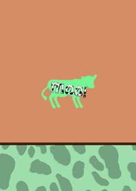 Simple Cow * Brown x green