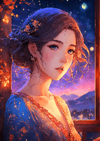 Beauty beneath the starry night