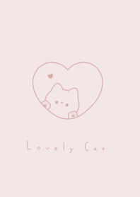 小猫咪 - dull pink white