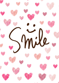Smile heart2 - watercolor-
