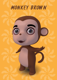 Monkey Brown Cute