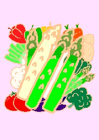Theme Vegetable Series Asparagus