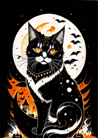 halloween cat dFF0B2