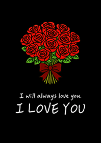 My dear, I love you(pure black)