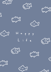 小鯊魚 | gray blue