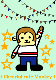 Cheerful cute Monkey.