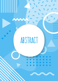 Abstract Fun Malibu Blue