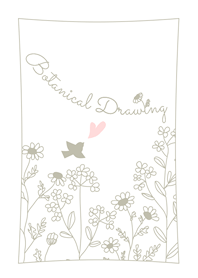 Botanical Drawing/White14