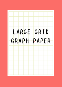 LARGE YEL GR GRID GRAPH PAPER-VERMILIONj