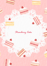 Strawberry Cake 1  - 06-02 Pink