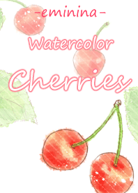 -eminina- Watercolor Cherries