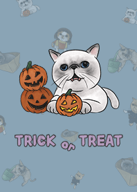 meow's halloween3 - pale blue