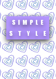 Simple Heart style purple